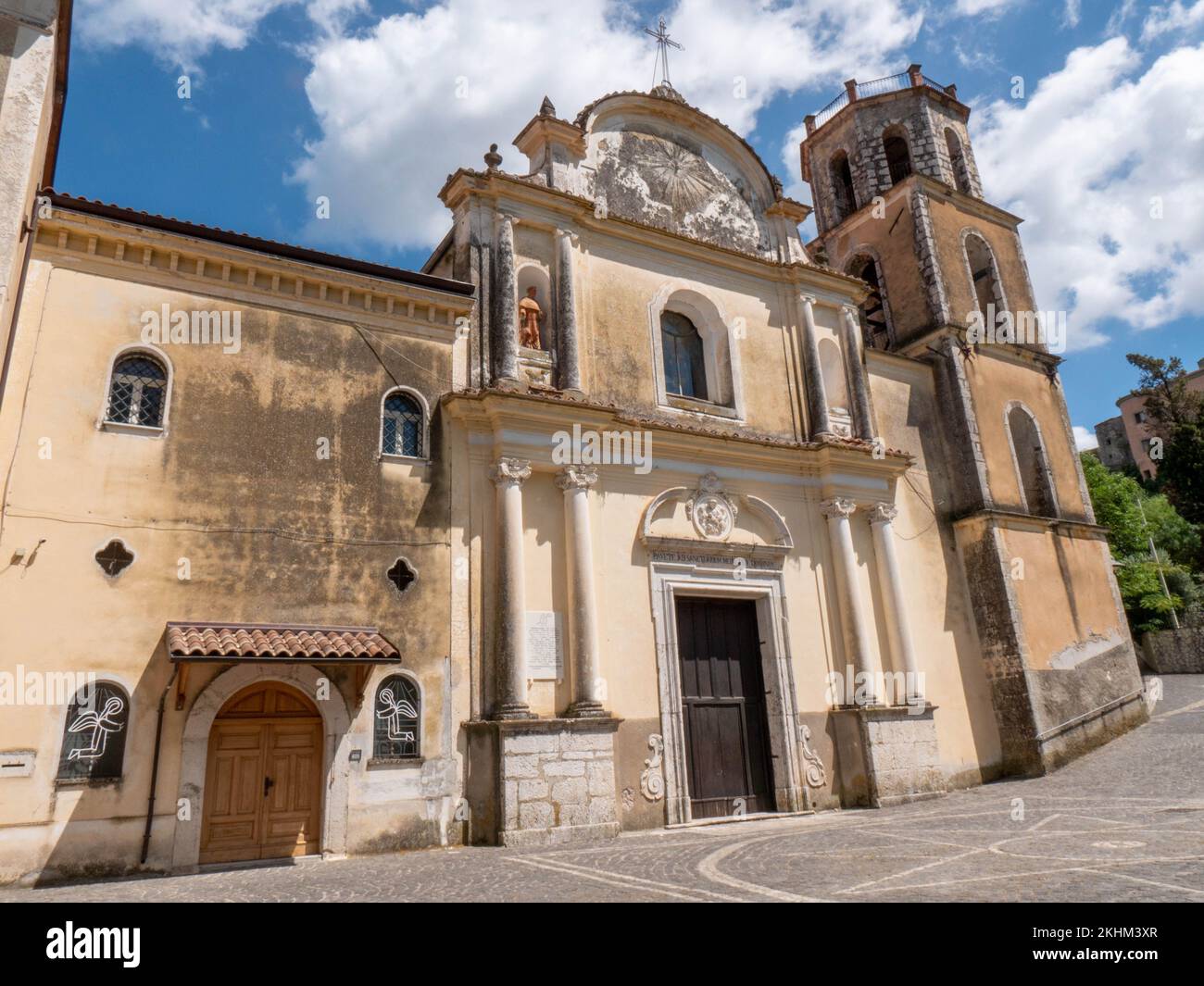 Pietravairano, a medieval village in the province of Caserta, Italy