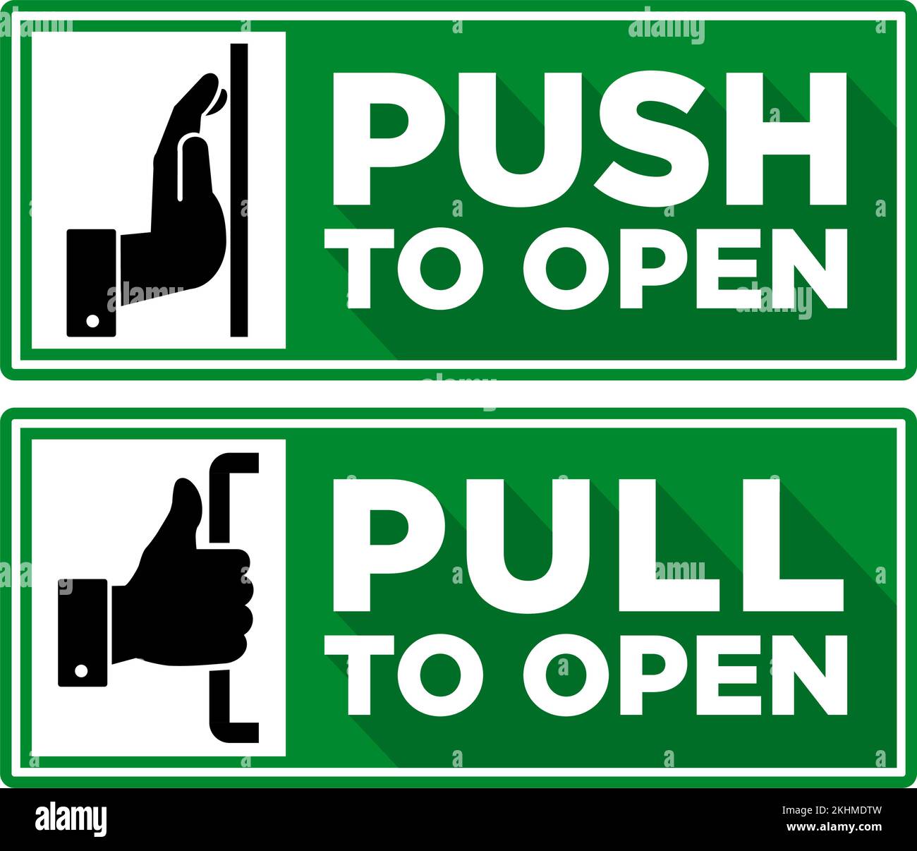 Push and pull door icon Royalty Free Vector Image