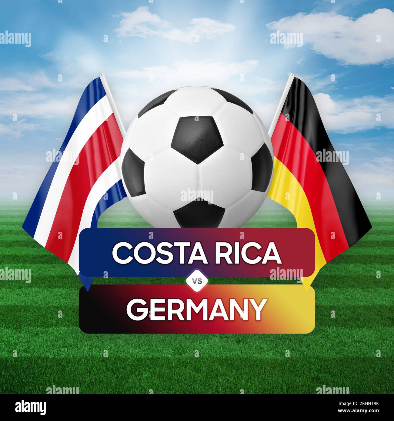 Costa Rica vs Germany national teams soccer football match competition