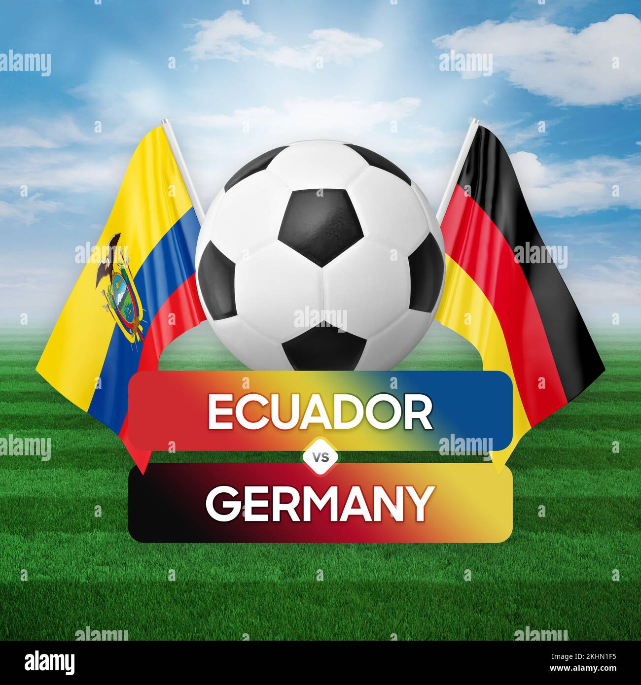 Ecuador vs Germany soccer match