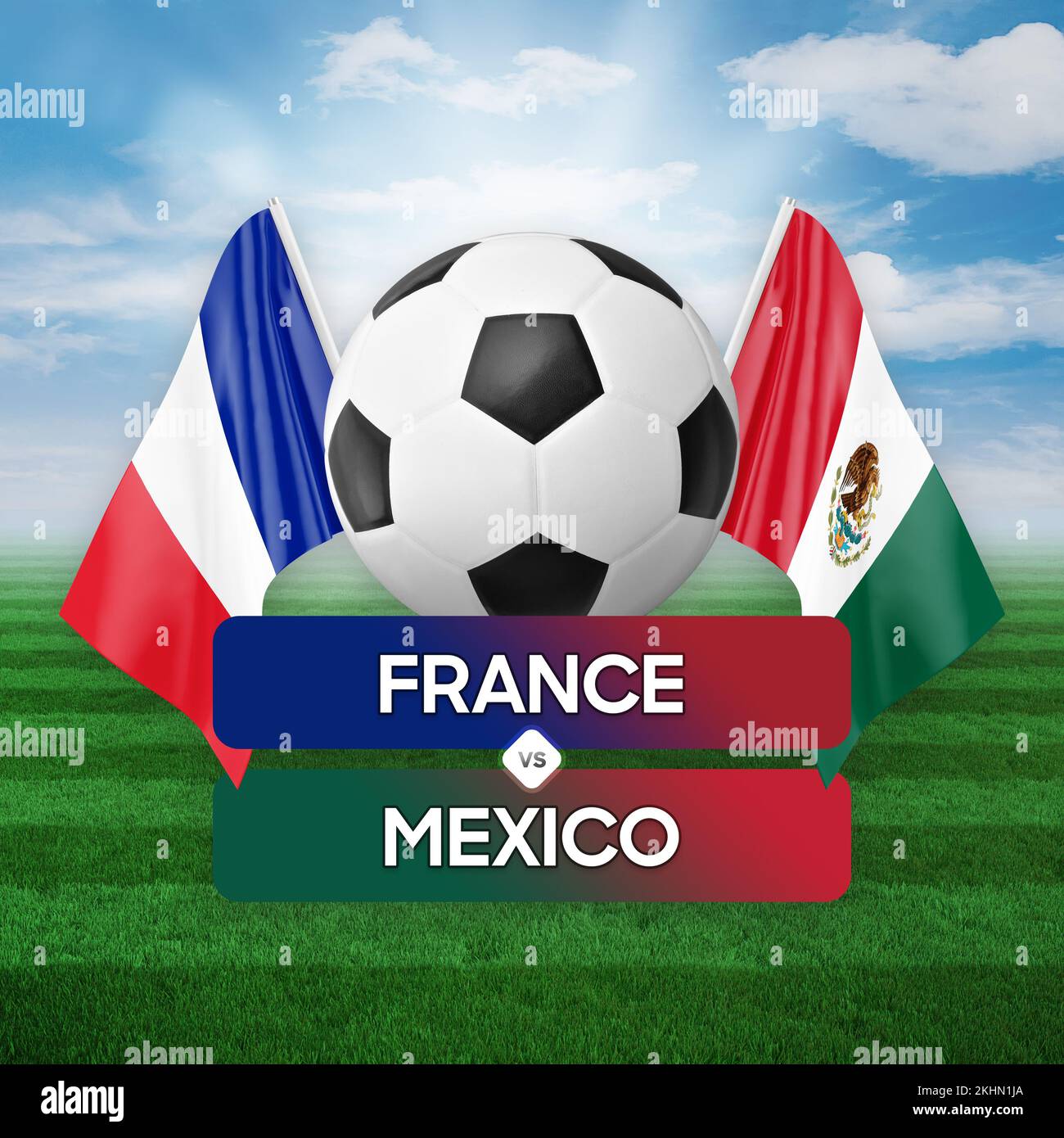 France vs Mexico national teams soccer football match competition