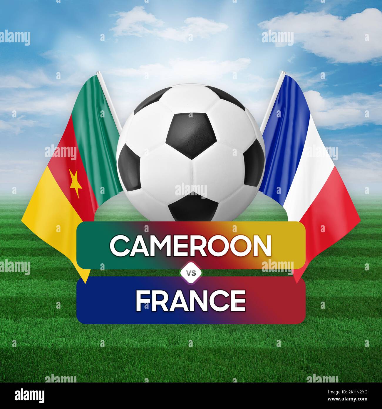 France cameroon flag hi-res stock photography and images - Alamy