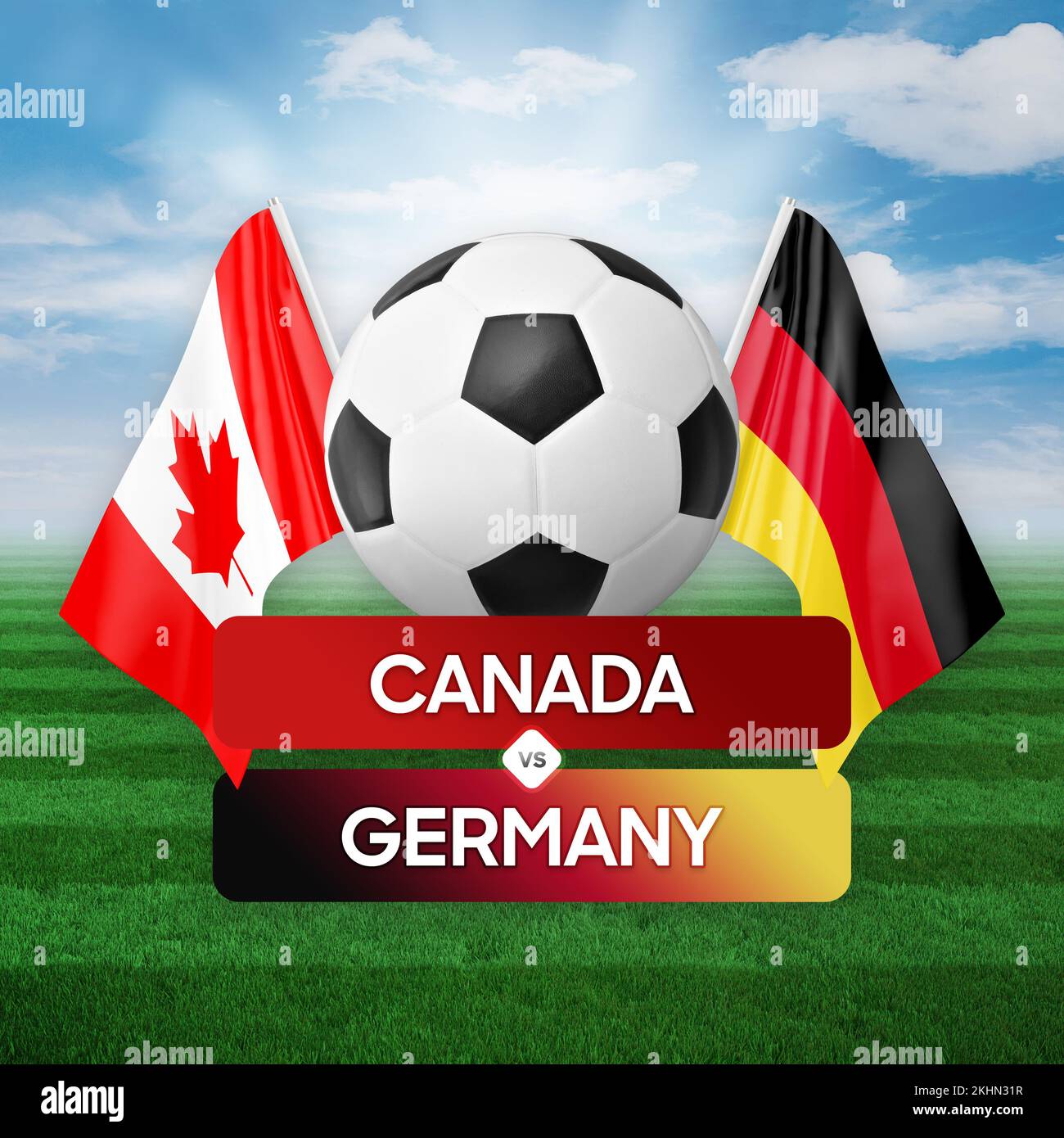 Canada vs Germany national teams soccer football match competition