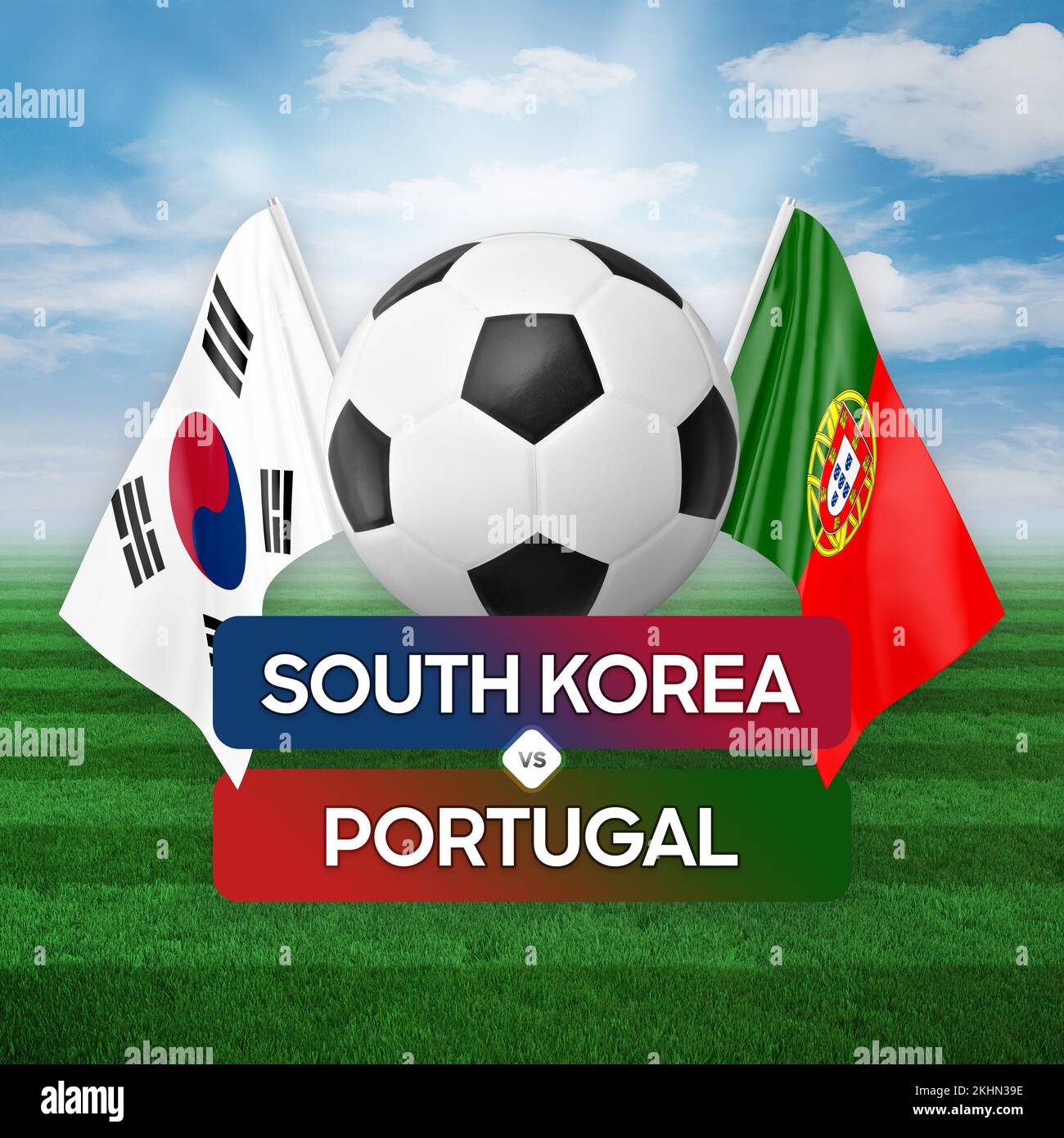 South Korea vs Portugal national teams soccer football match