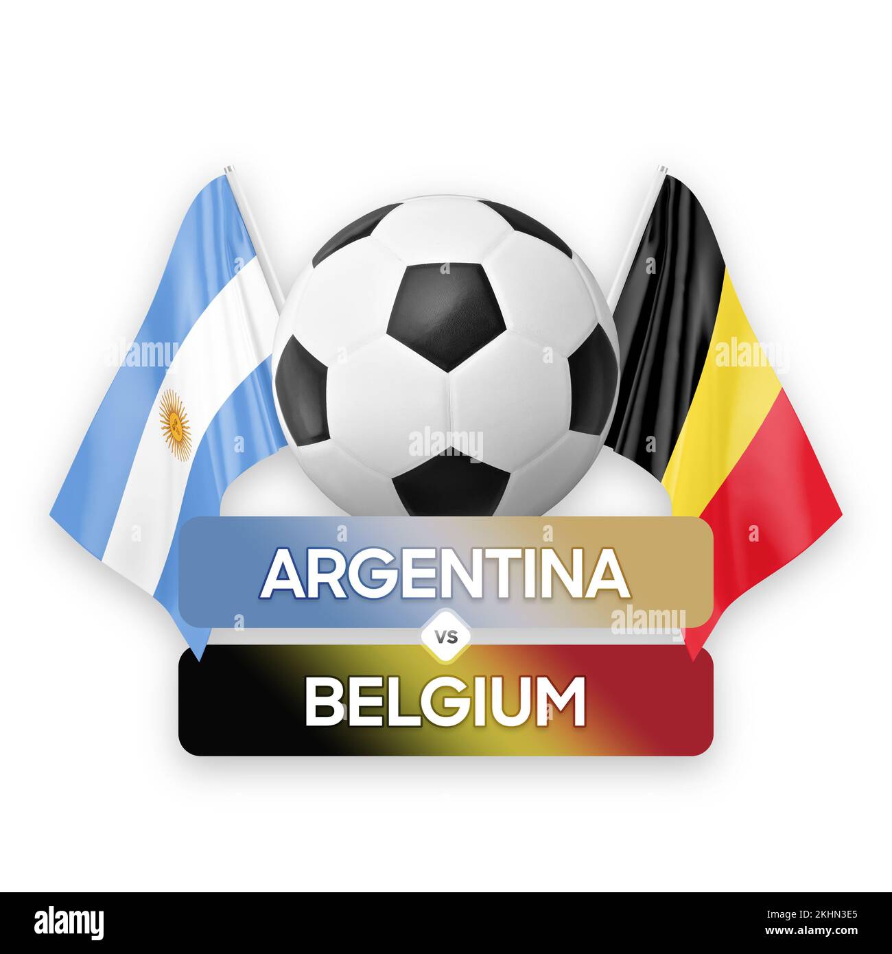 Argentina vs Belgium national teams soccer football match competition