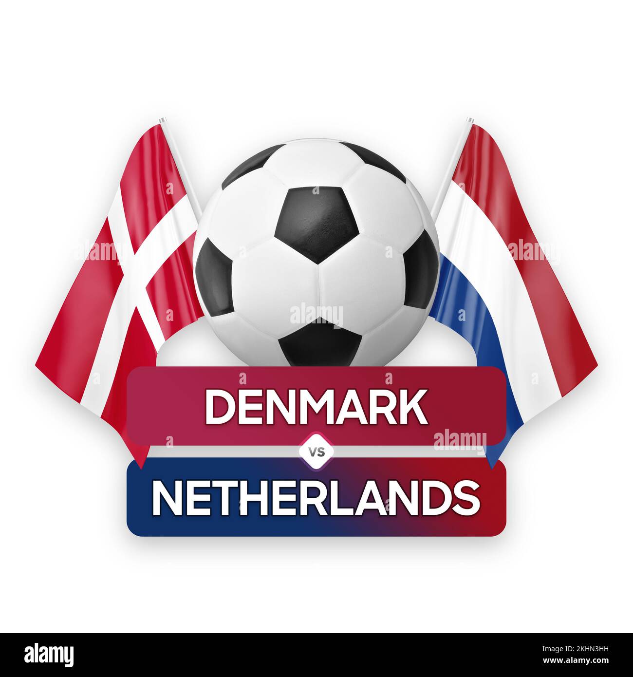 Denmark vs Netherlands national teams soccer football match competition