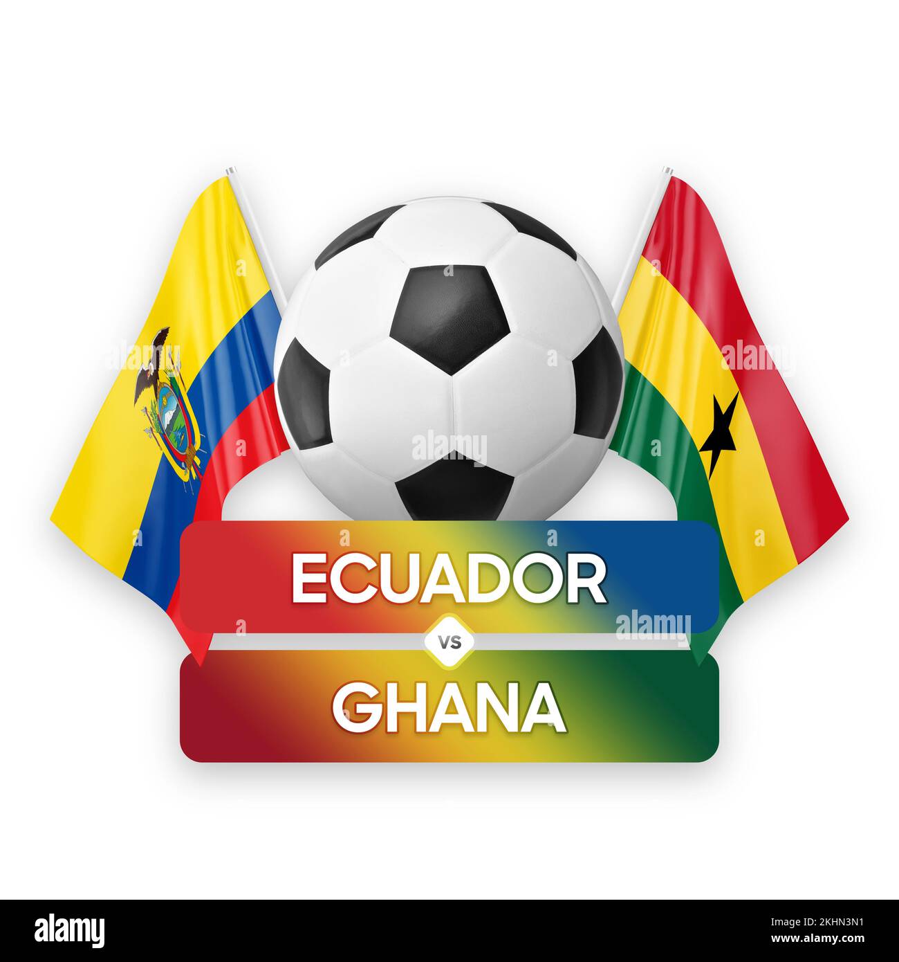 Ecuador vs Ghana national teams soccer football match competition
