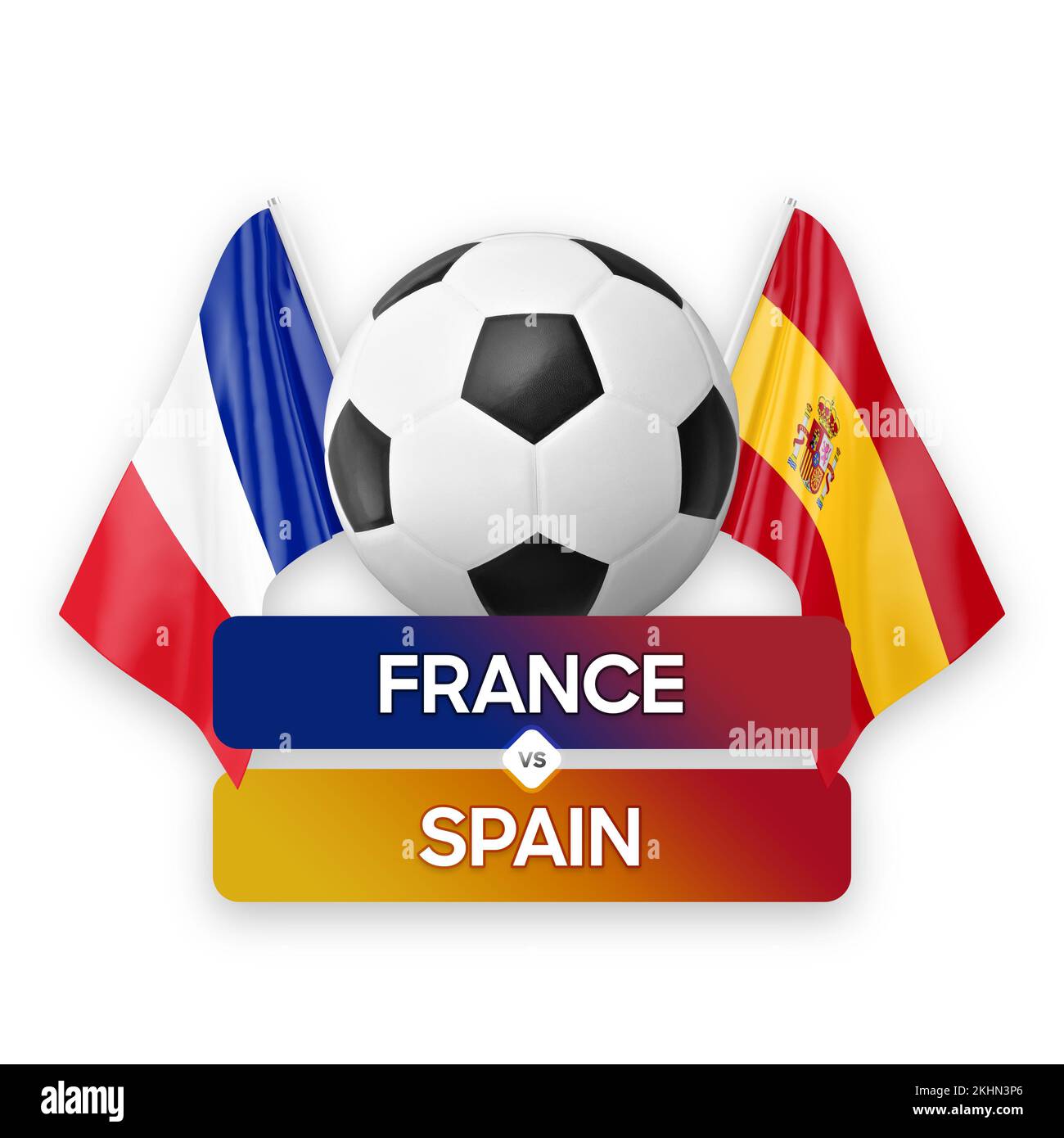 France vs Spain national teams soccer football match competition