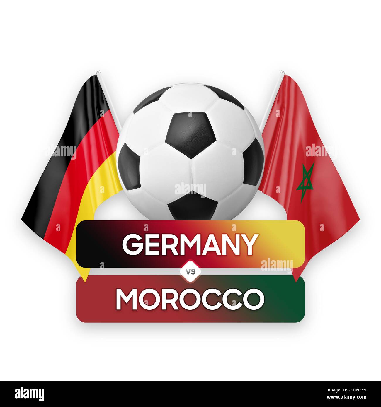 Germany vs Morocco national teams soccer football match competition