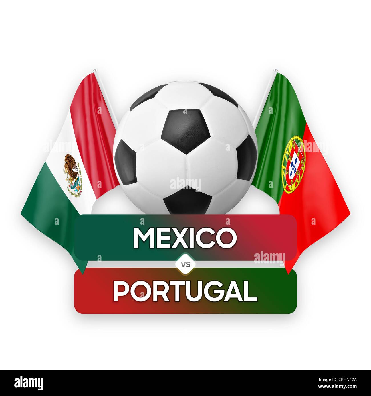 Mexico vs Portugal national teams soccer football match competition
