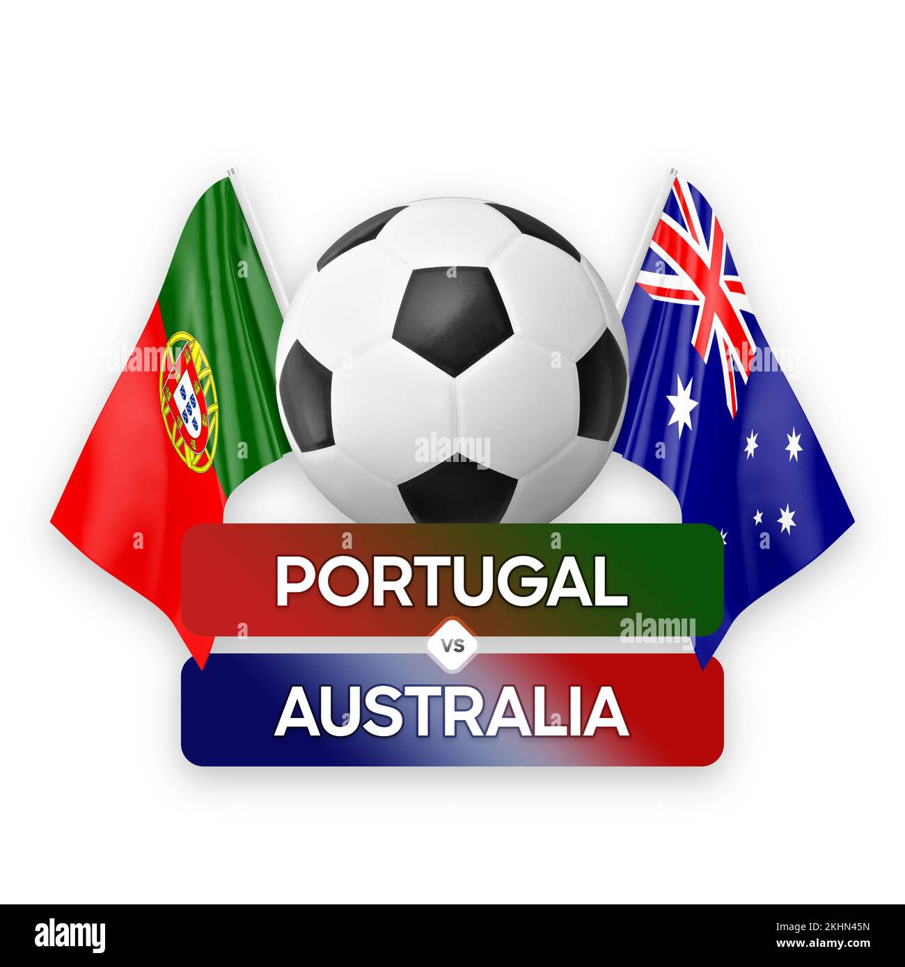 Portugal vs Australia national teams soccer football match competition
