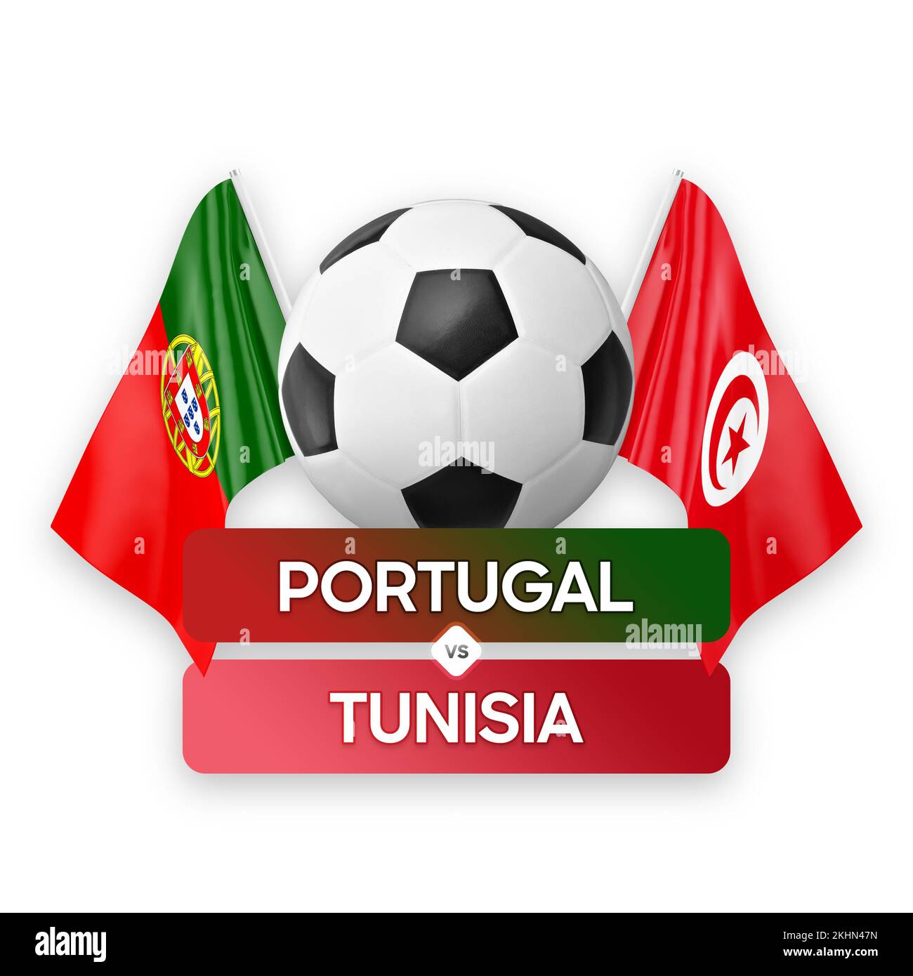 Portugal vs Tunisia national teams soccer football match competition