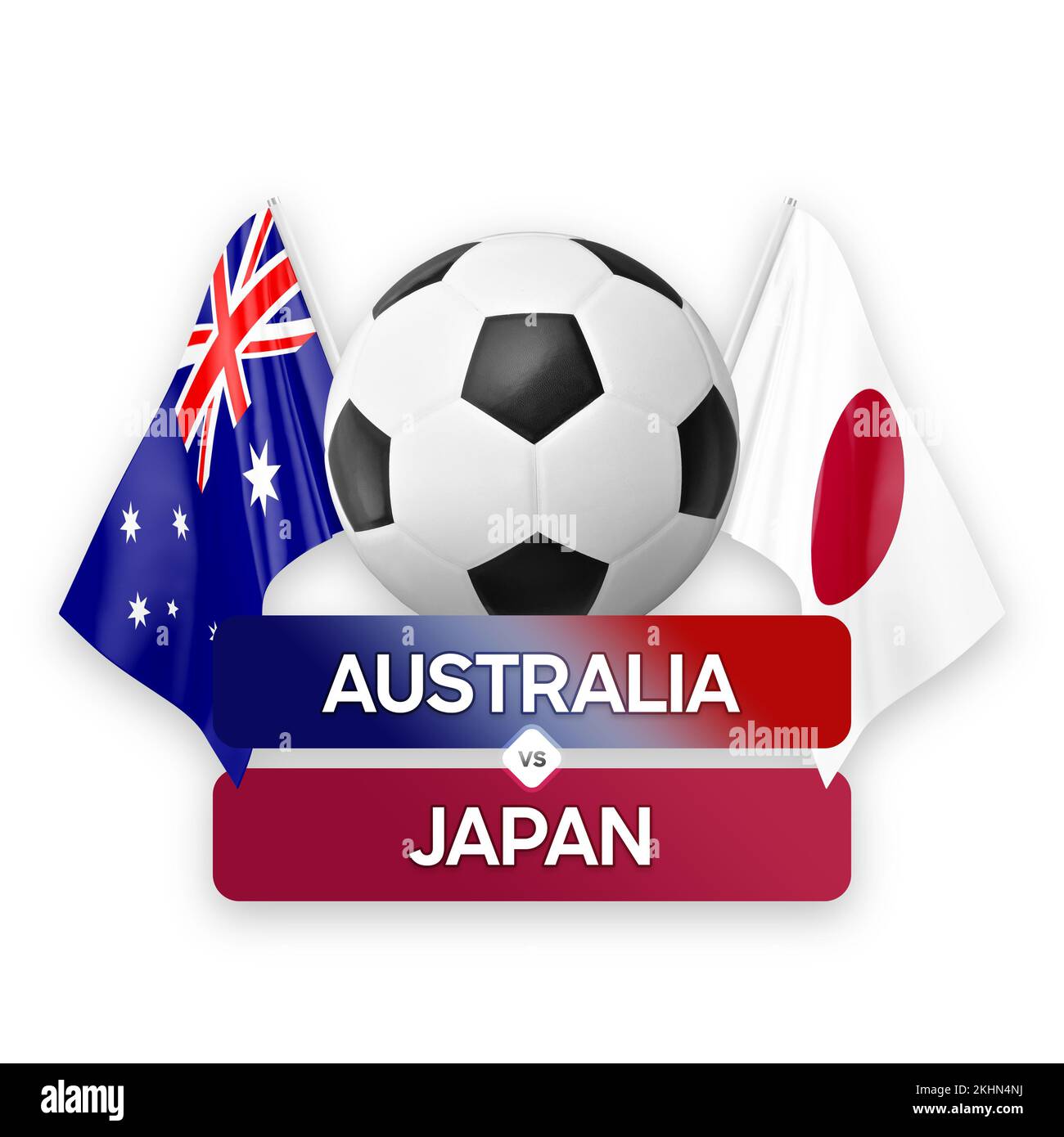 Australia vs Japan national teams soccer football match competition