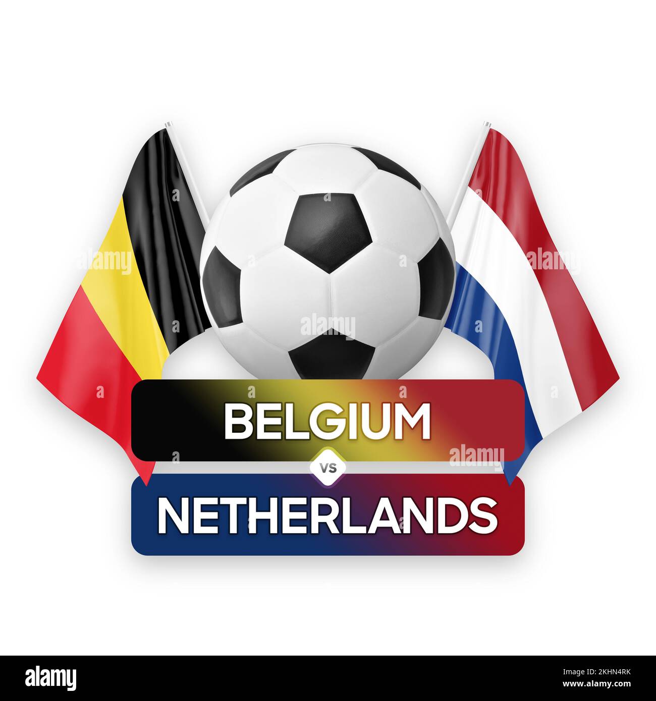 Belgium vs Netherlands national teams soccer football match competition