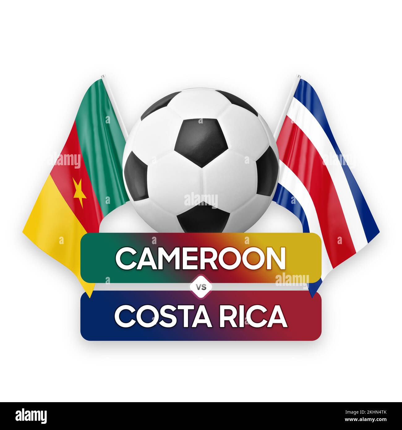 Tk Rica Cameroon vs Costa Rica national teams soccer football match competition ...