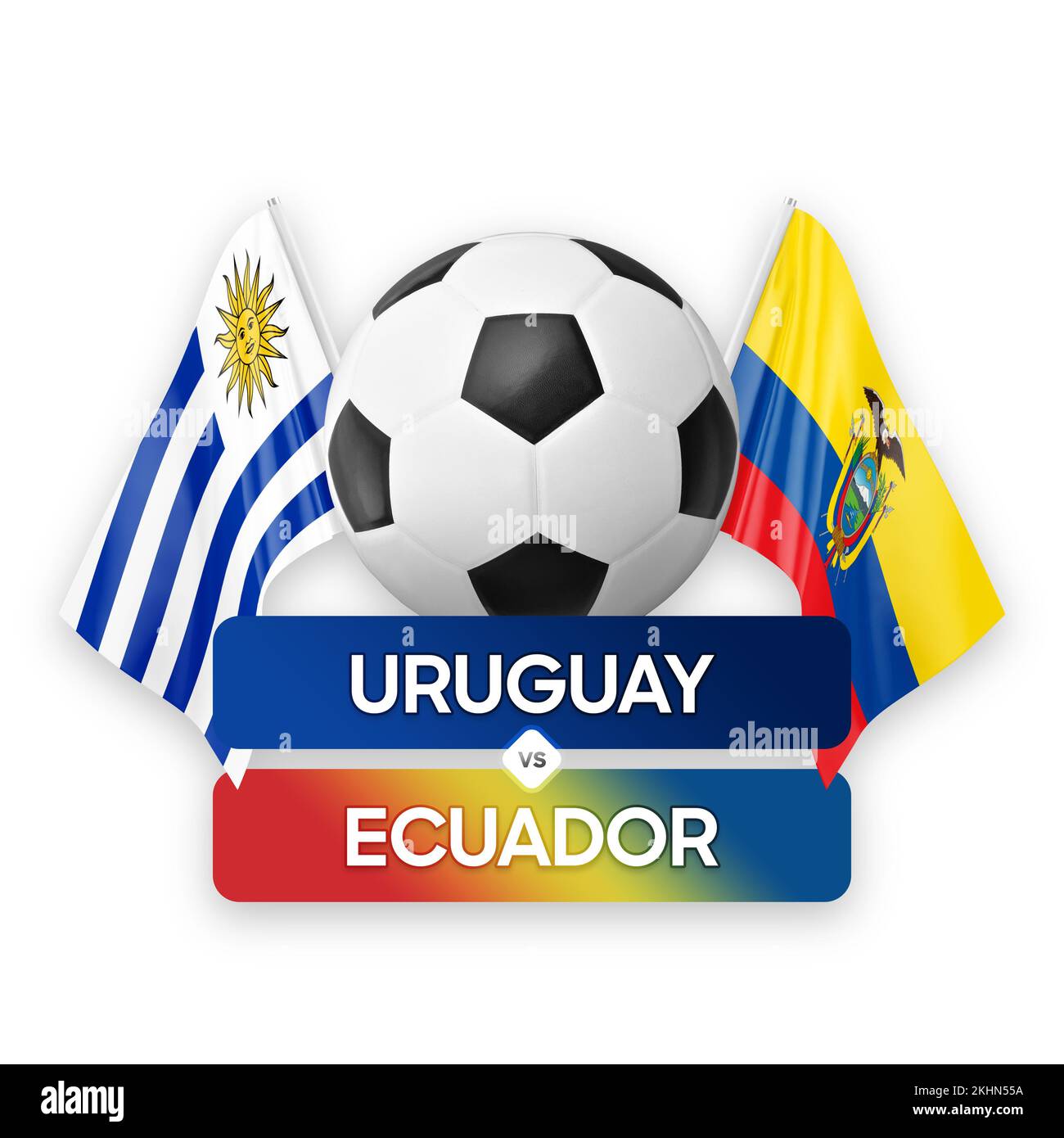Uruguay vs ecuador national teams soccer football match competition