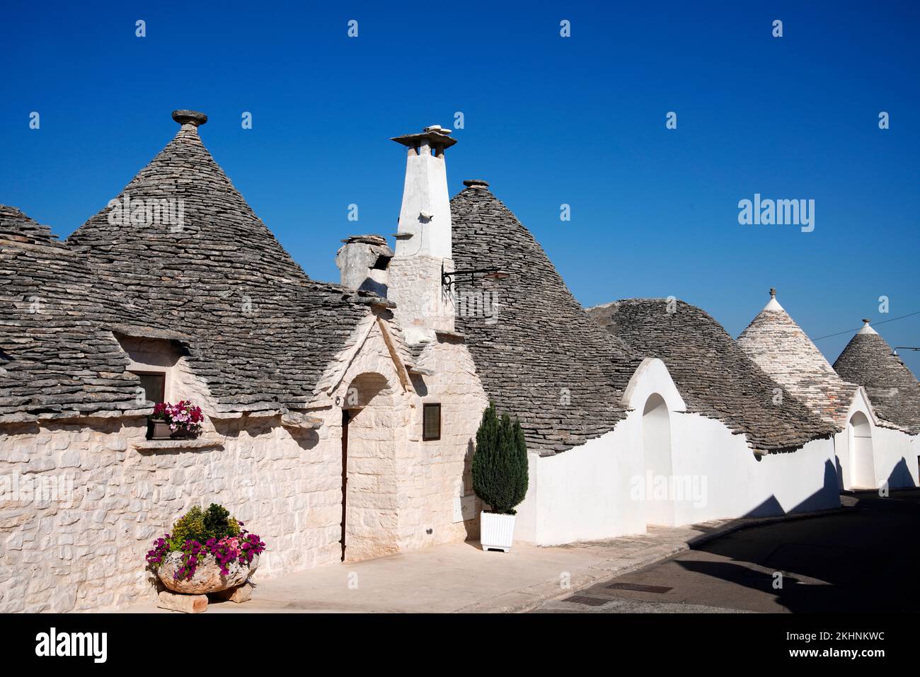 Alberobello, province of Bari,Puglia Italy Stock Photo