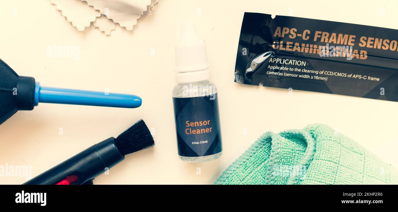 USA 2021 Dslr sensor cleaner tube with liquid, air blower