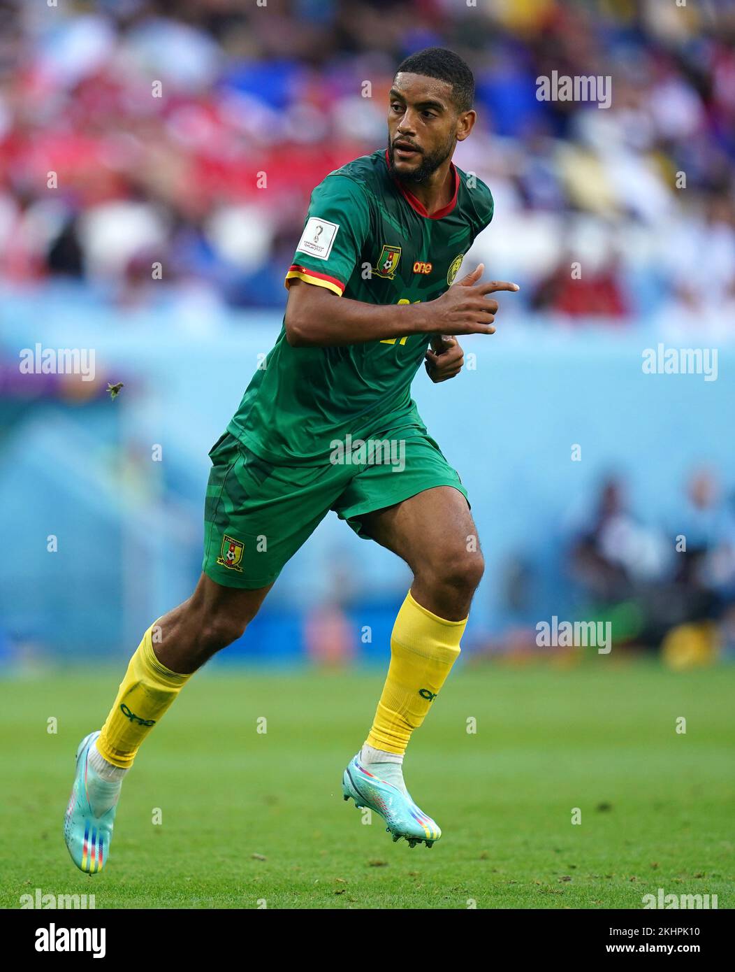 Cameroon's Jean-Charles Castelletto during the FIFA World Cup Group G