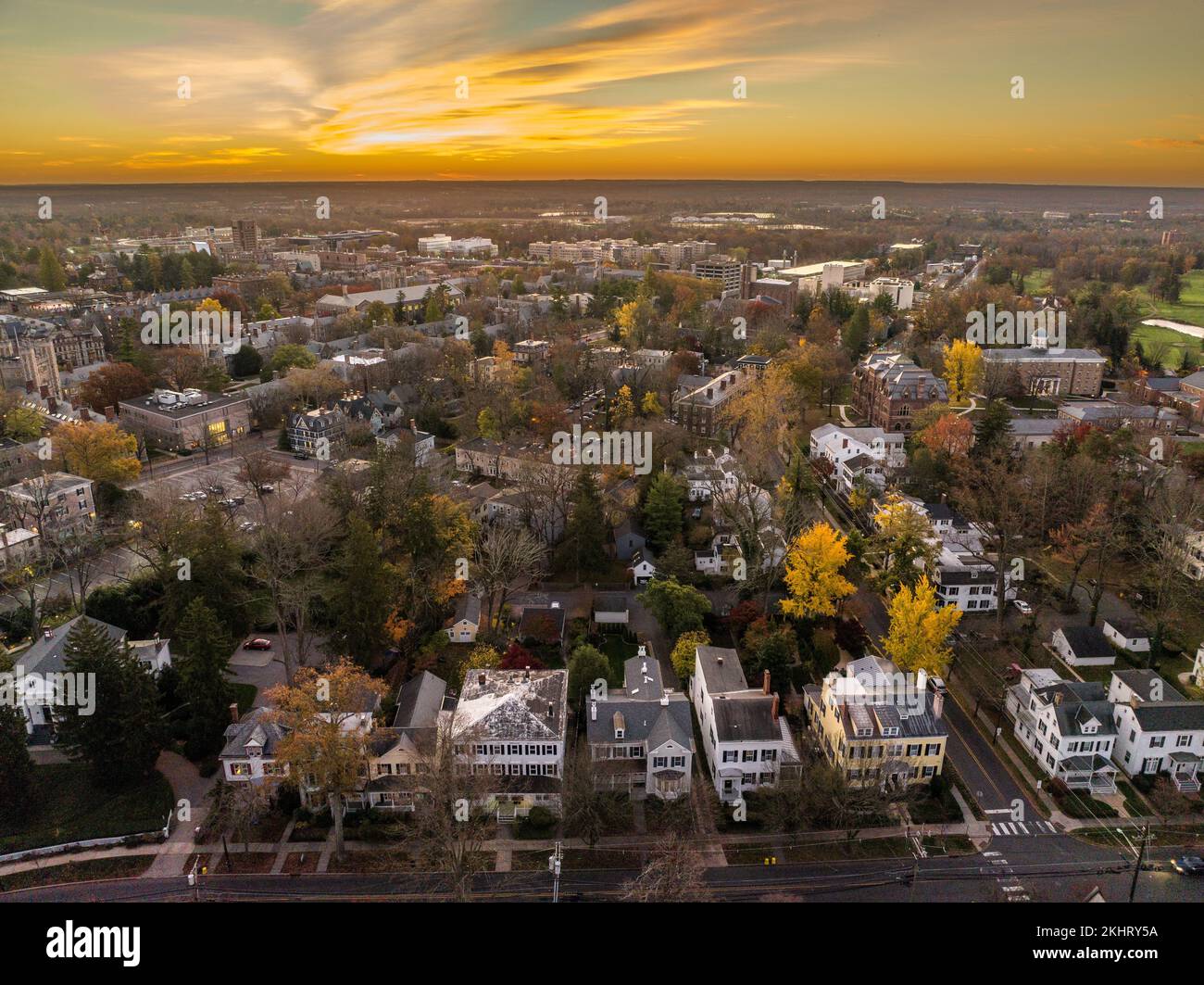 Princeton university aerial hi-res stock photography and images - Alamy
