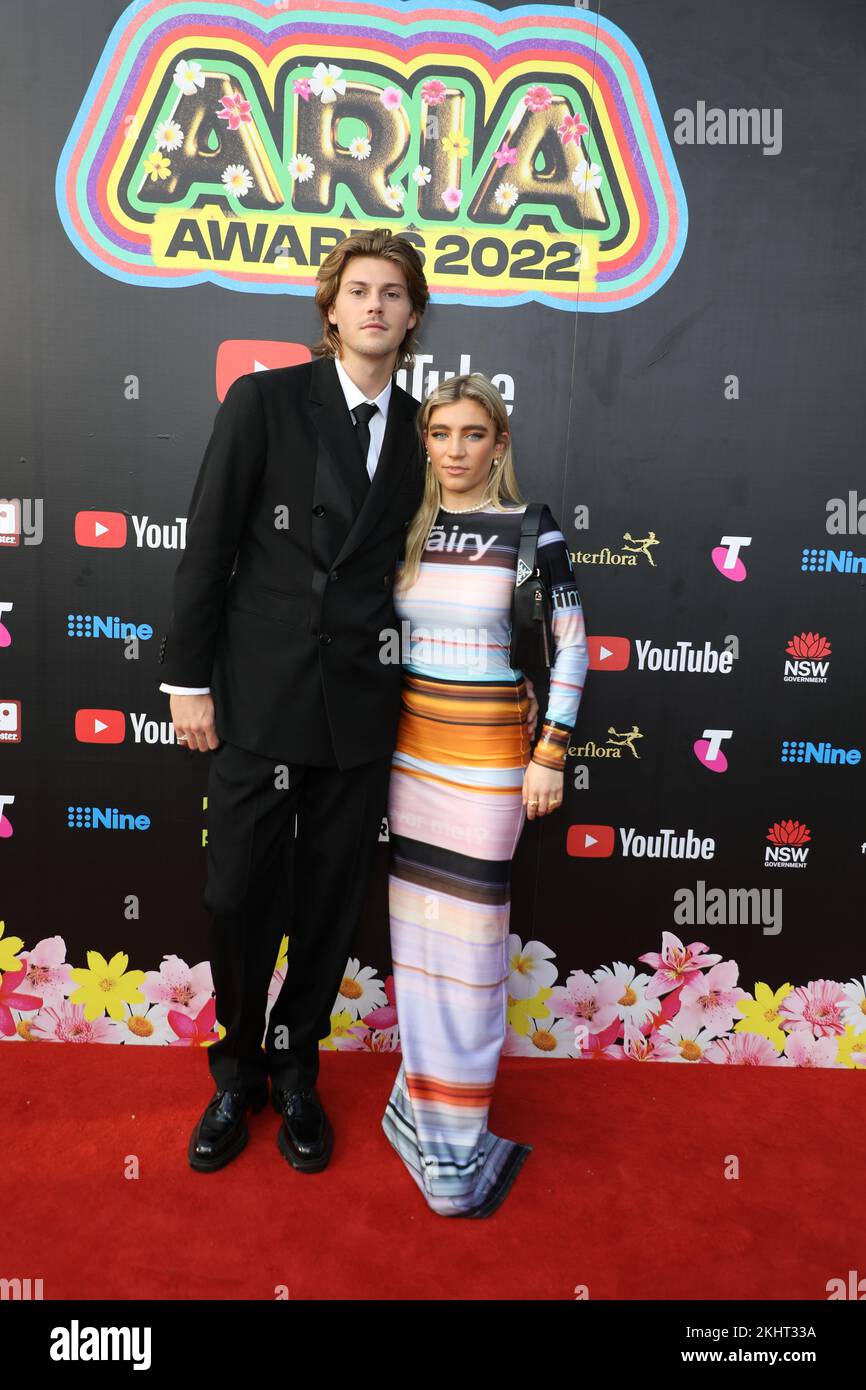Sydney, Australia. 24th Nov, 2022. Ruel arrives on the red carpet for