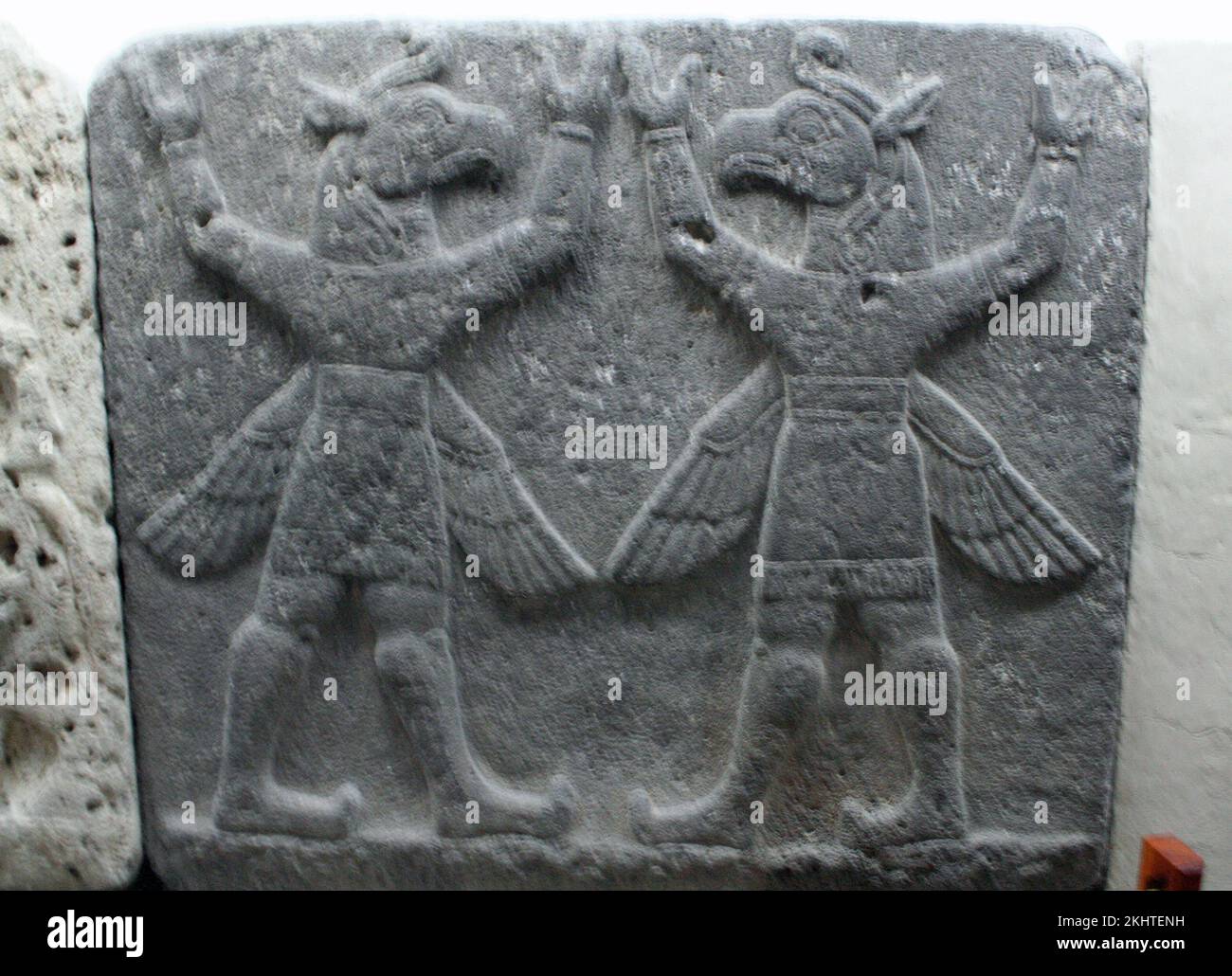 Winged Griffins, Neo-Hittite bas relief, Museum of Anatolian Civilisations, Ankara, Turkey Stock Photo