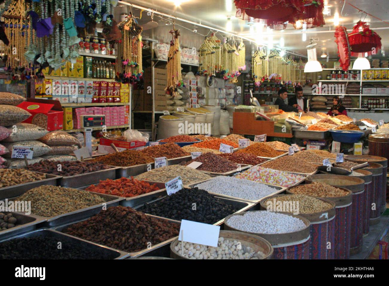 Dried fruit stall, Citadel, Ankara, Turkey Stock Photo Alamy