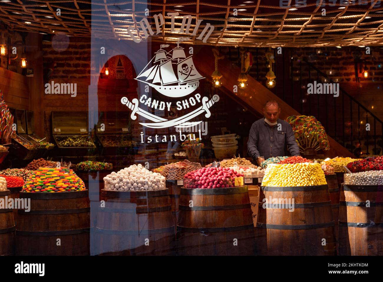 Istanbul, Turkey. October 14th 2021 Captian Candy Turkish in