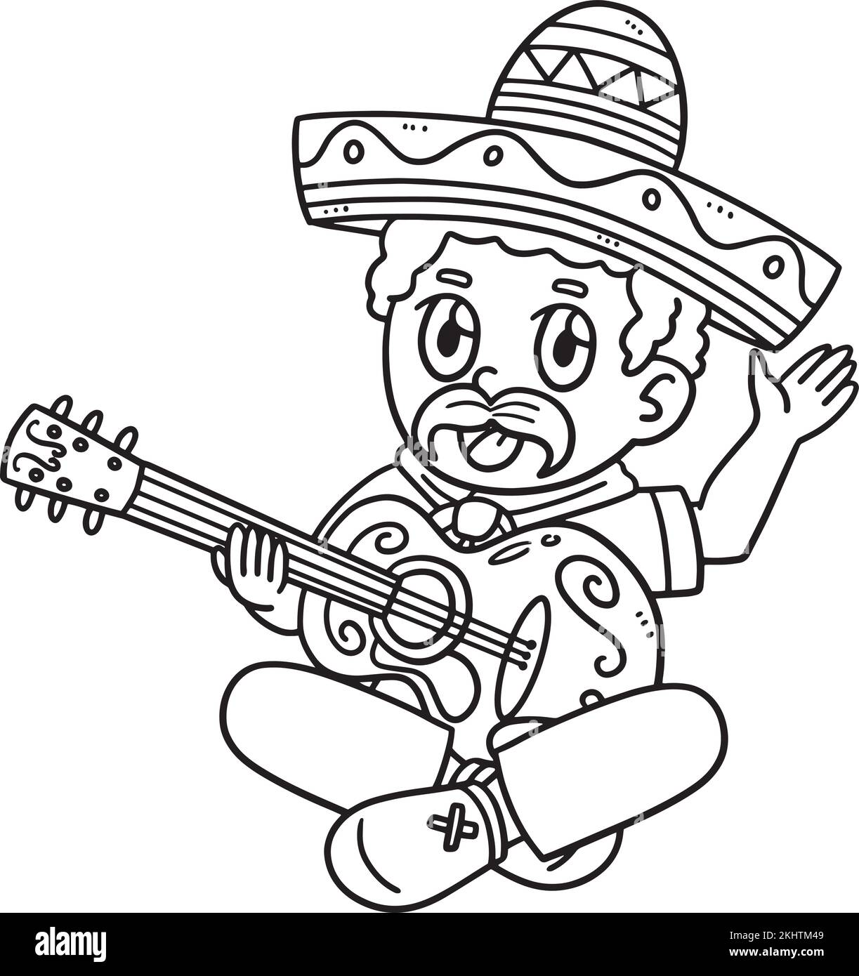 Spanish guitar Stock Vector Images Alamy