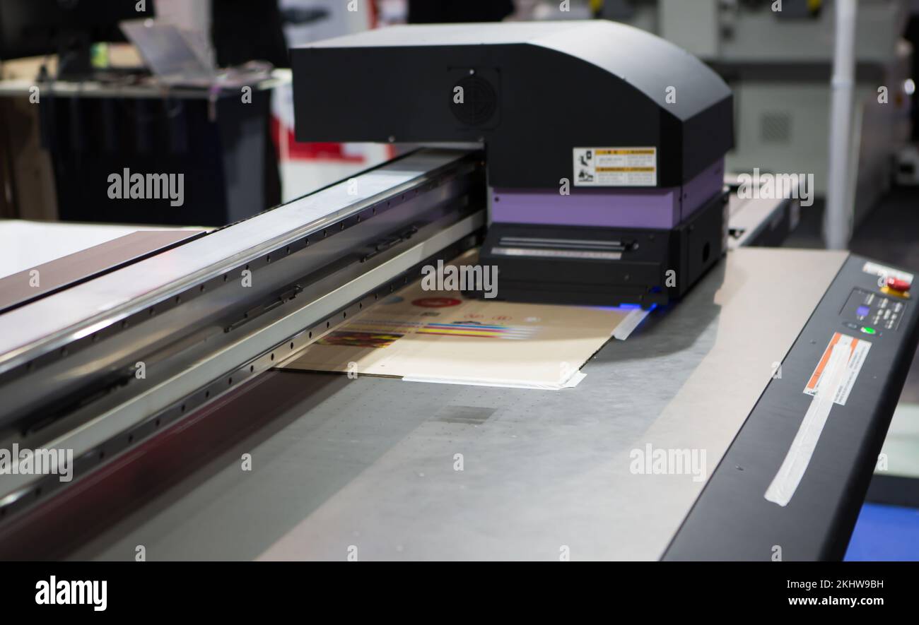 Digital printing machine. Printing industry Stock Photo - Alamy