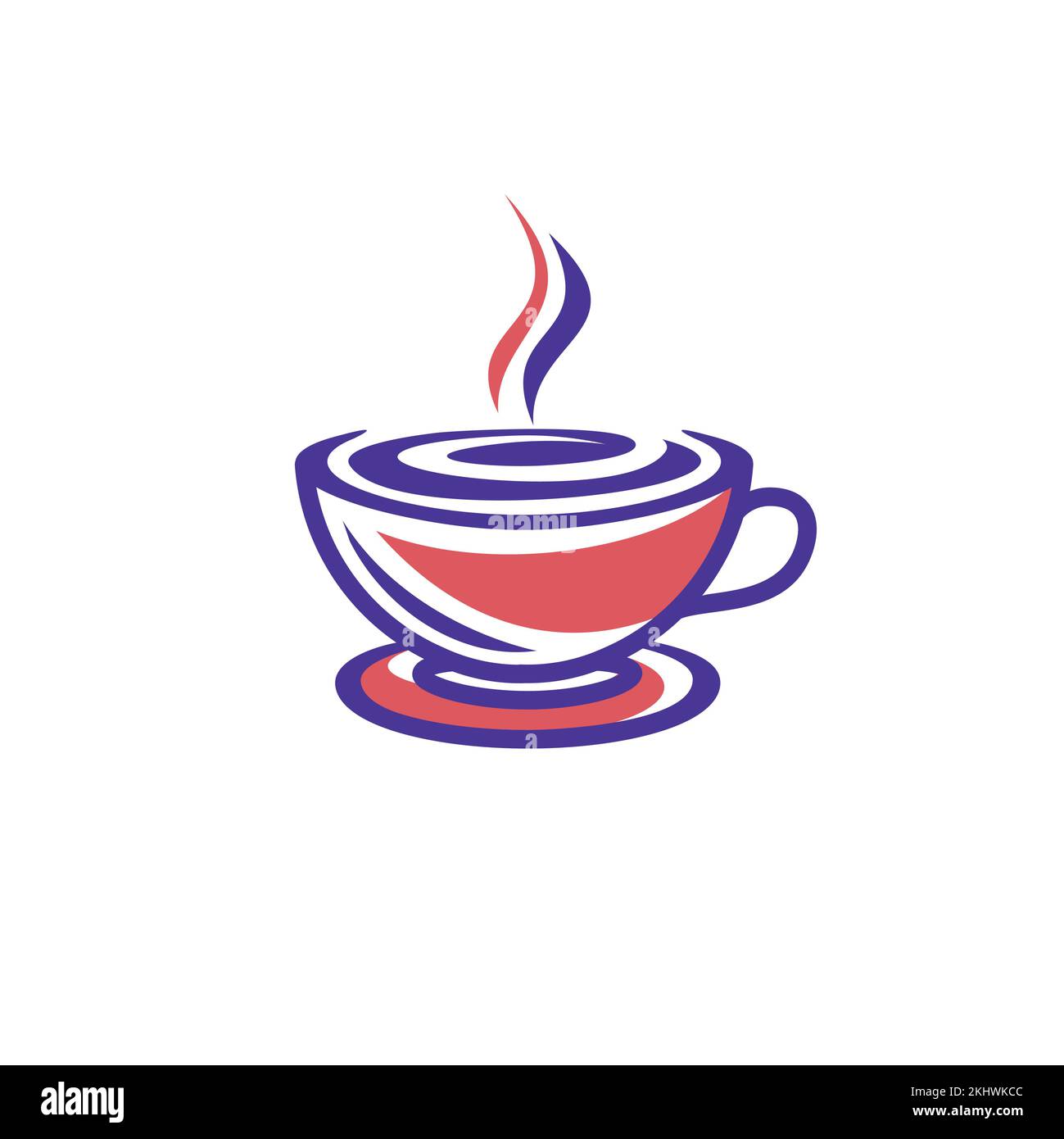 Illustration coffee of a cup Stock Vector