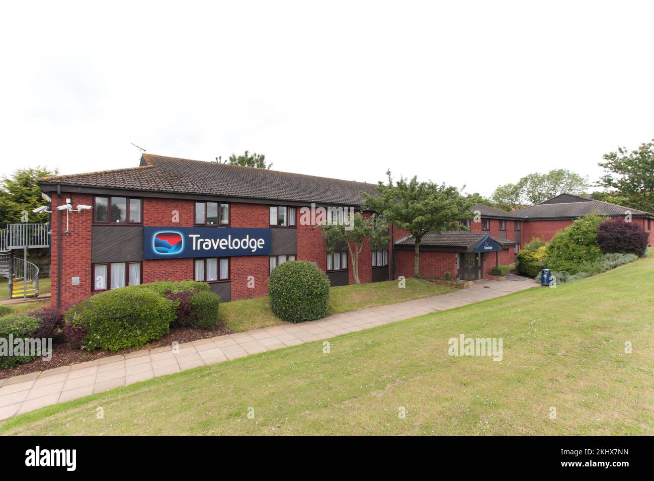 Travelodge & Buddies USA, Northampton, Upton Way, NN5 4EG Stock Photo Alamy