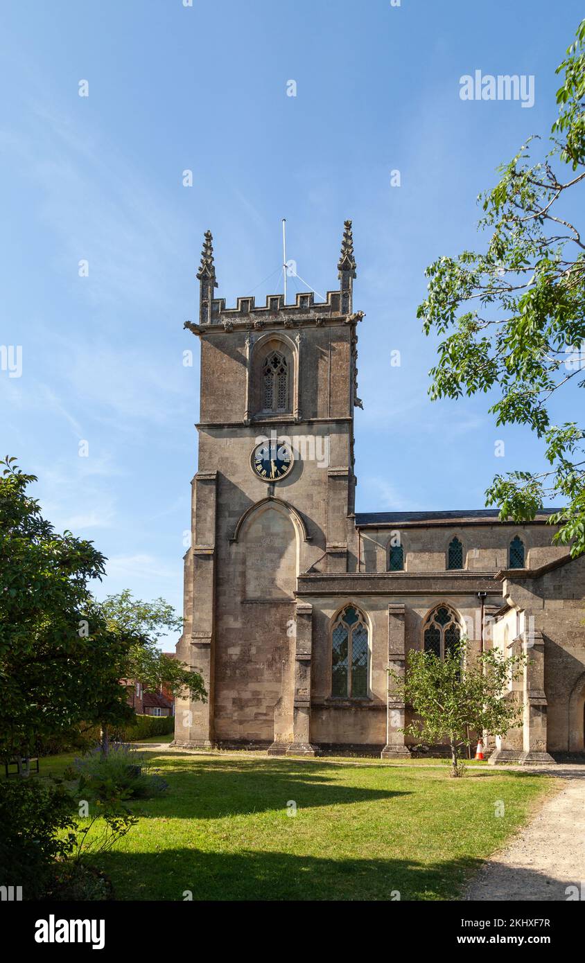 St Mary's Church Gillingham, dorset Stock Photo Alamy