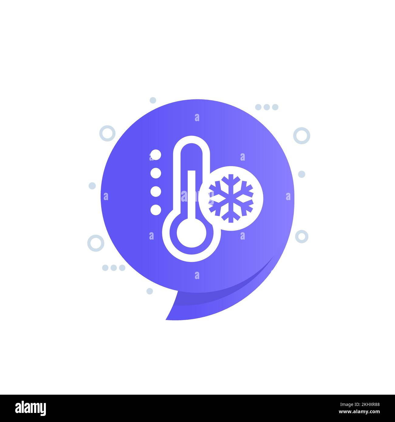 Low temperature icon with thermometer stock vector image art alamy