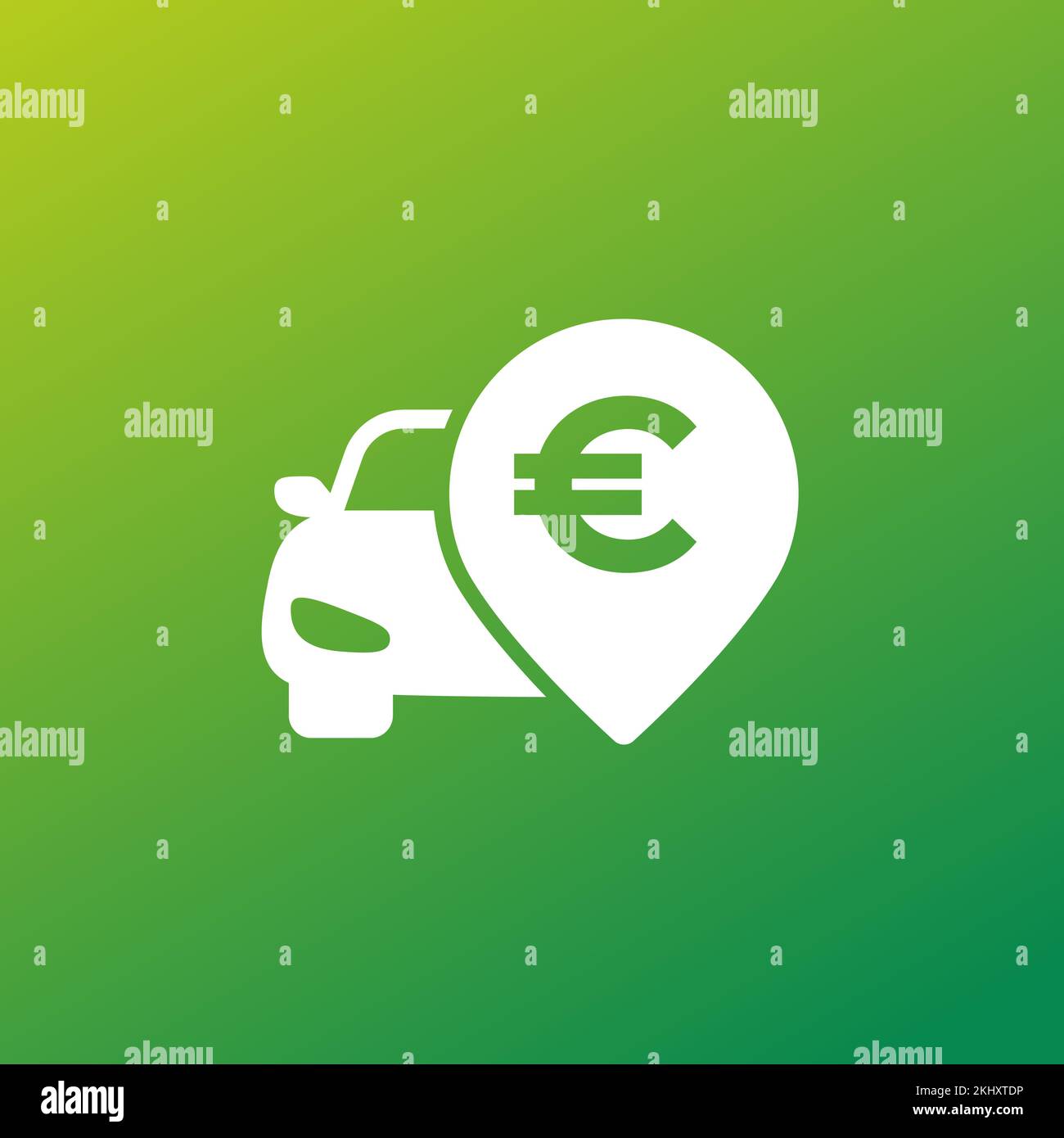 car dealership icon with euro Stock Vector Image & Art - Alamy