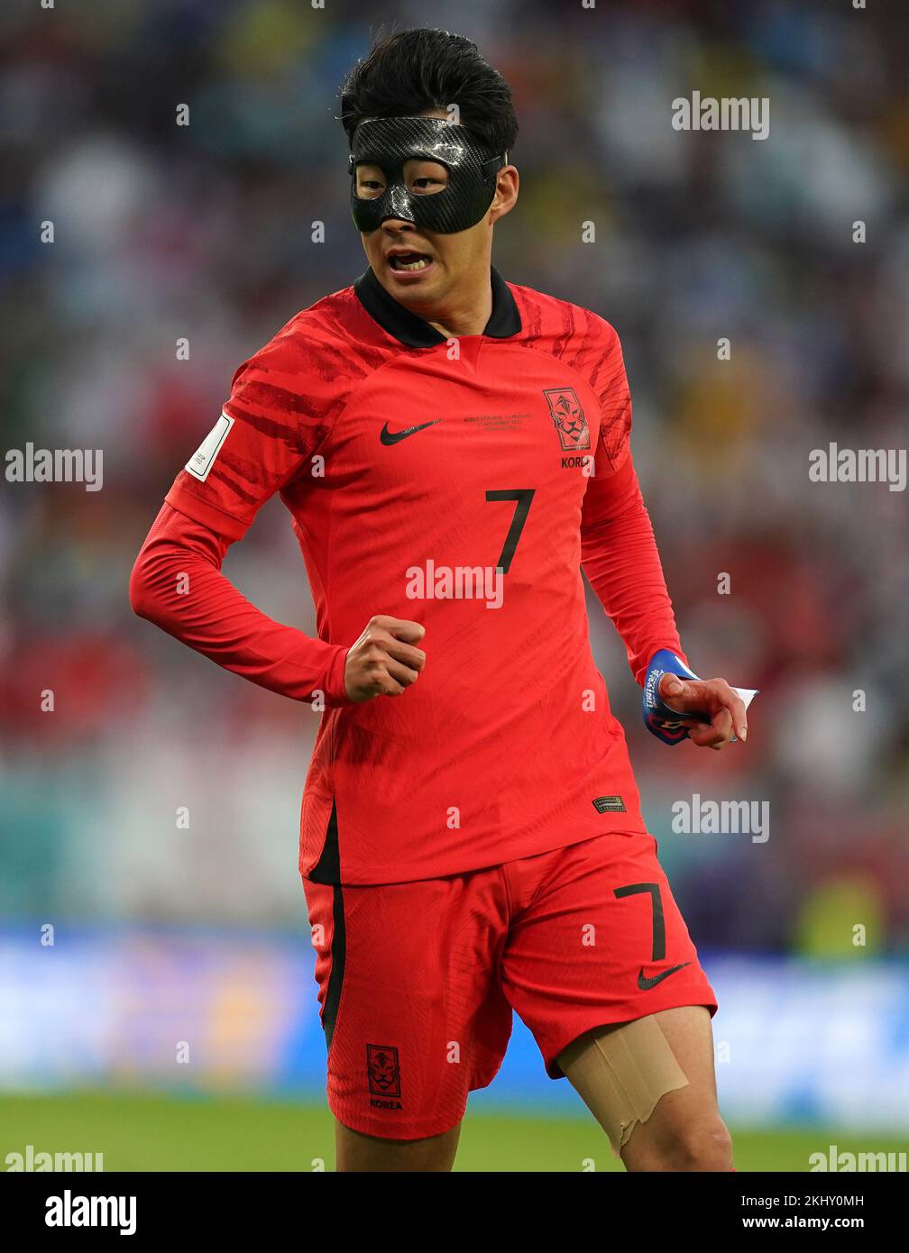 South Korea's Son Heung-min during the FIFA World Cup Group H match at the Education City Stadium, Doha, Qatar. Picture date: Thursday November 24, 2022. Stock Photo