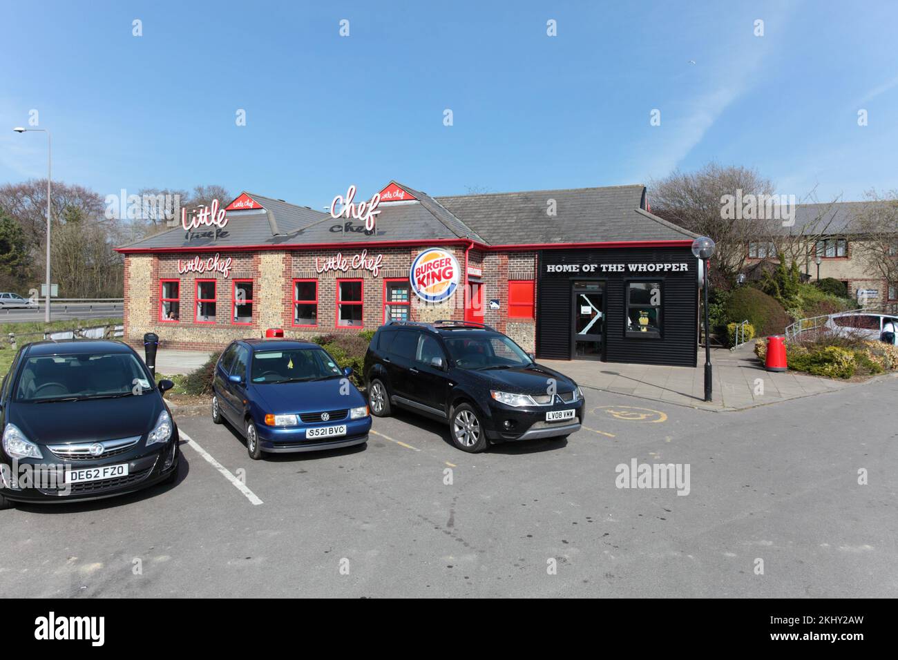 Travelodge & Little Chef, Arundel, Fontwell, BN18 0SB Stock Photo