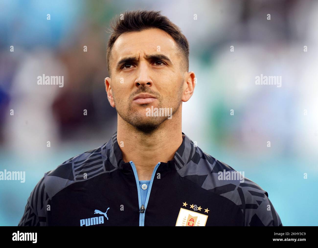 Uruguay's Matias Vecino during the FIFA World Cup Group H match at the Education City Stadium, Doha, Qatar. Picture date: Thursday November 24, 2022. Stock Photo