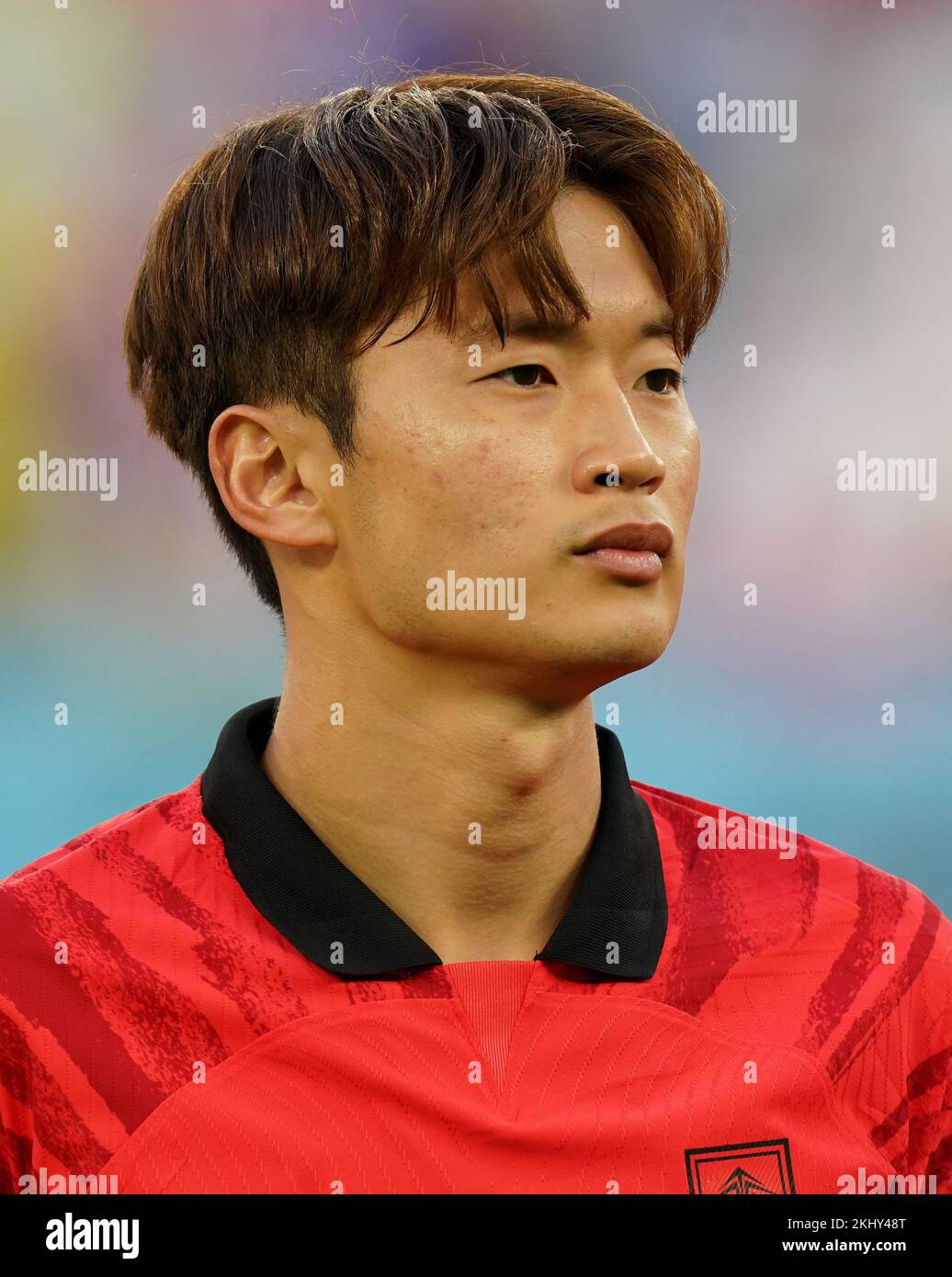 South Korea's Kim Jin-su during the FIFA World Cup Group H match at the Education City Stadium, Doha, Qatar. Picture date: Thursday November 24, 2022. Stock Photo