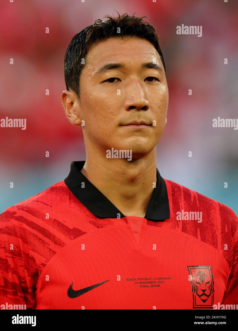 South Korea's Jung Wooyoung during the FIFA World Cup Group H match at