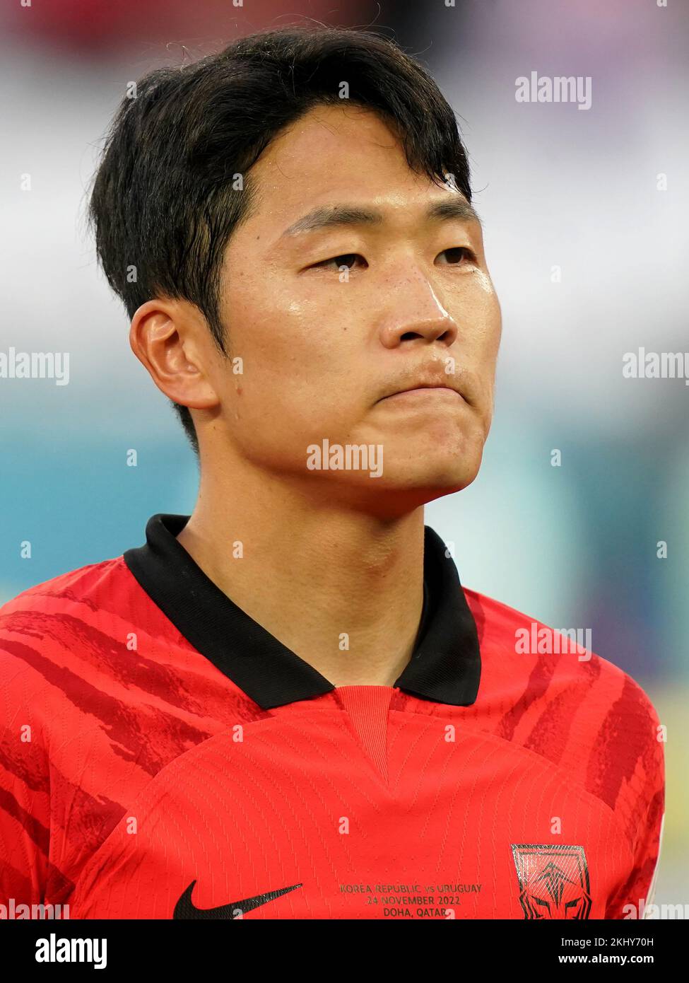 South Korea's Na Sang-ho during the FIFA World Cup Group H match at the Education City Stadium, Doha, Qatar. Picture date: Thursday November 24, 2022. Stock Photo