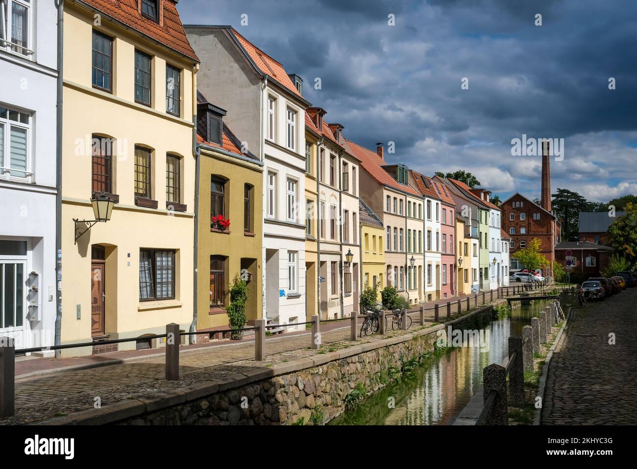 Wismar, MecklenburgVorpommern, Germany Restored old town of the