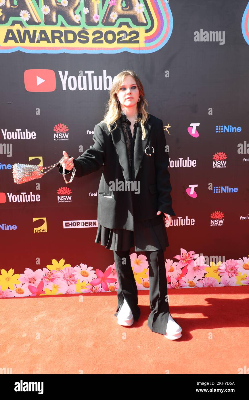 Sydney, Australia. 24th November 2022. Sycco arrives on the red carpet
