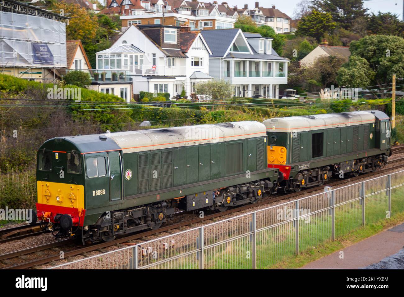Chalkwell, Southend on Sea, Essex, UK. 24th Nov, 2022. Rail operating