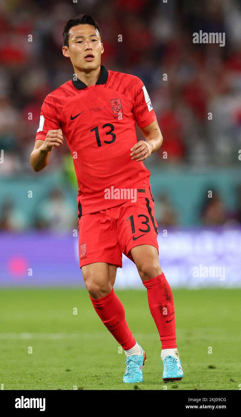 Ar Rayyan, Qatar. 24th Nov, 2022. Guillermo Varela of Uruguay during the FIFA World Cup 2022 match at Education City Stadium, Ar Rayyan. Picture credit should read: David Klein/Sportimage Credit: Sportimage/Alamy Live News Stock Photo