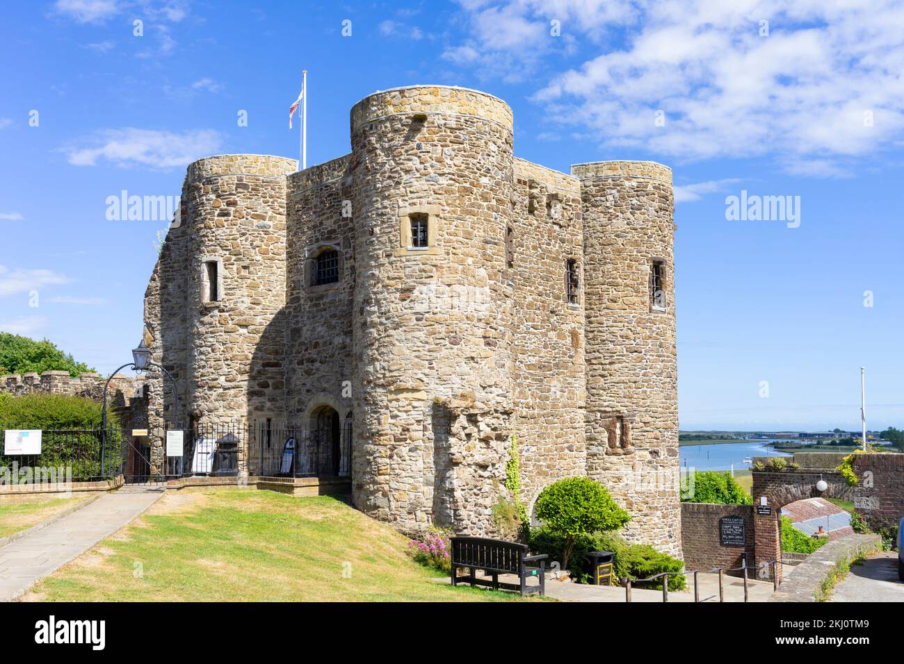 Rye Sussex the Rye Castle Museum or Ypres Tower in the Gungarden Rye East Sussex England UK GB Europe Stock Photo