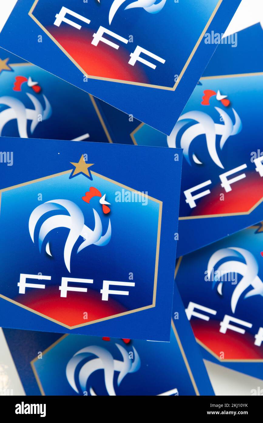 T-shirt collector FFF Équipe de France de football neuf sous blister - Vêtements
