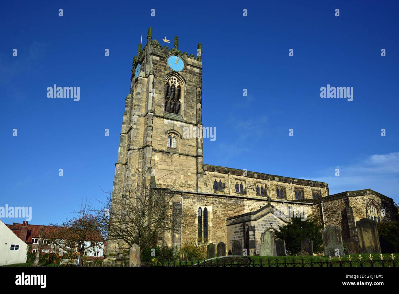 Side view of All Saints Church, Pocklington, East Yorkshire Stock Photo