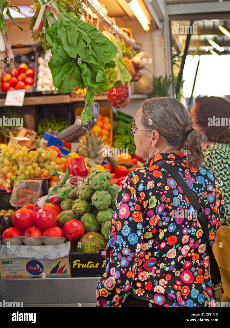 Fruit and veg on a market stall in Cadiz, Spain Stock Photo Alamy