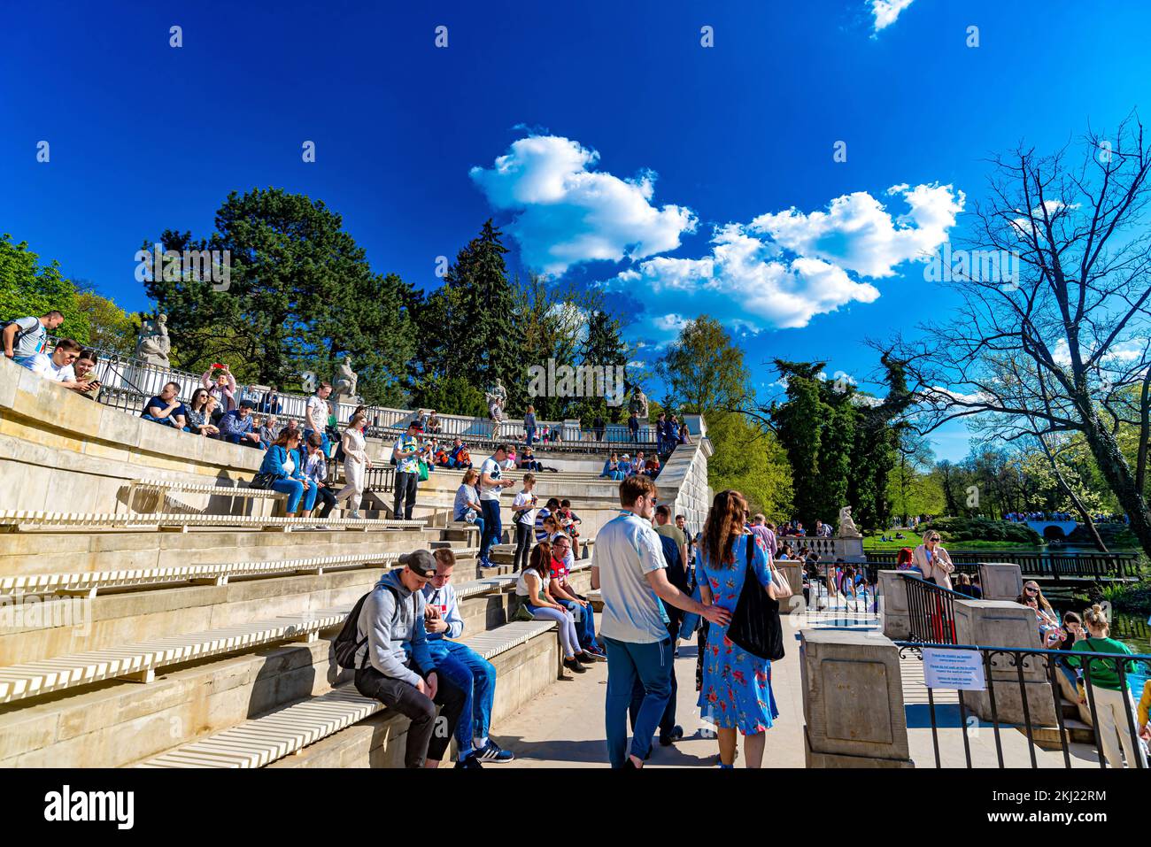 Łazienki, Warszawa , fot.Wojciech Fondalinski Stock Photo - Alamy